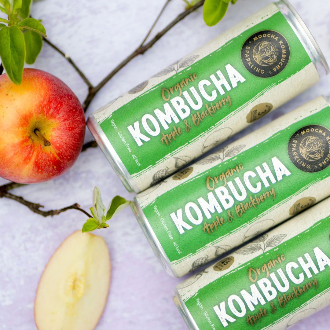 Apple & Blackberry Flavour Organic Kombucha
