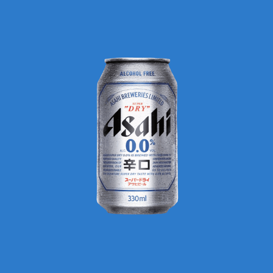 Asahi Super Dry Alcohol Free Beer Can (0.5% ABV)