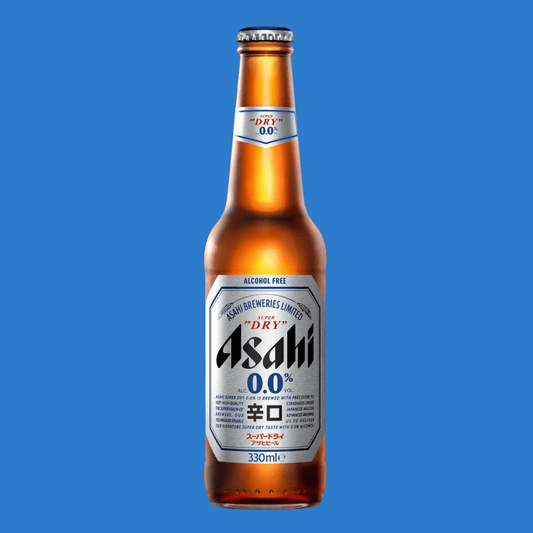 Asahi Super Dry Lager Alcohol Free Beer Bottle (0.5% ABV)