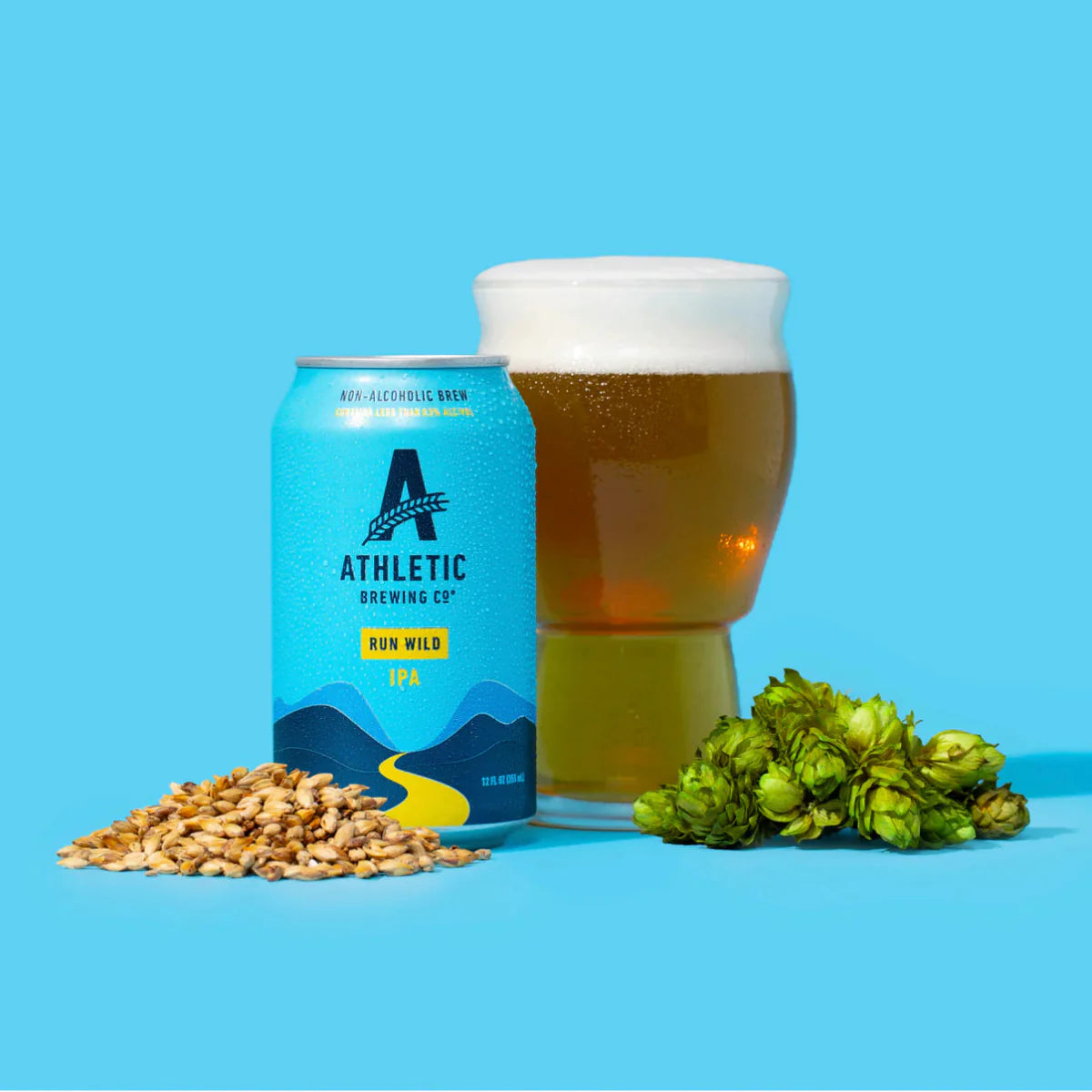 Athletic Brewing Co. Run Wild Alcohol-Free IPA (0.5% ABV)