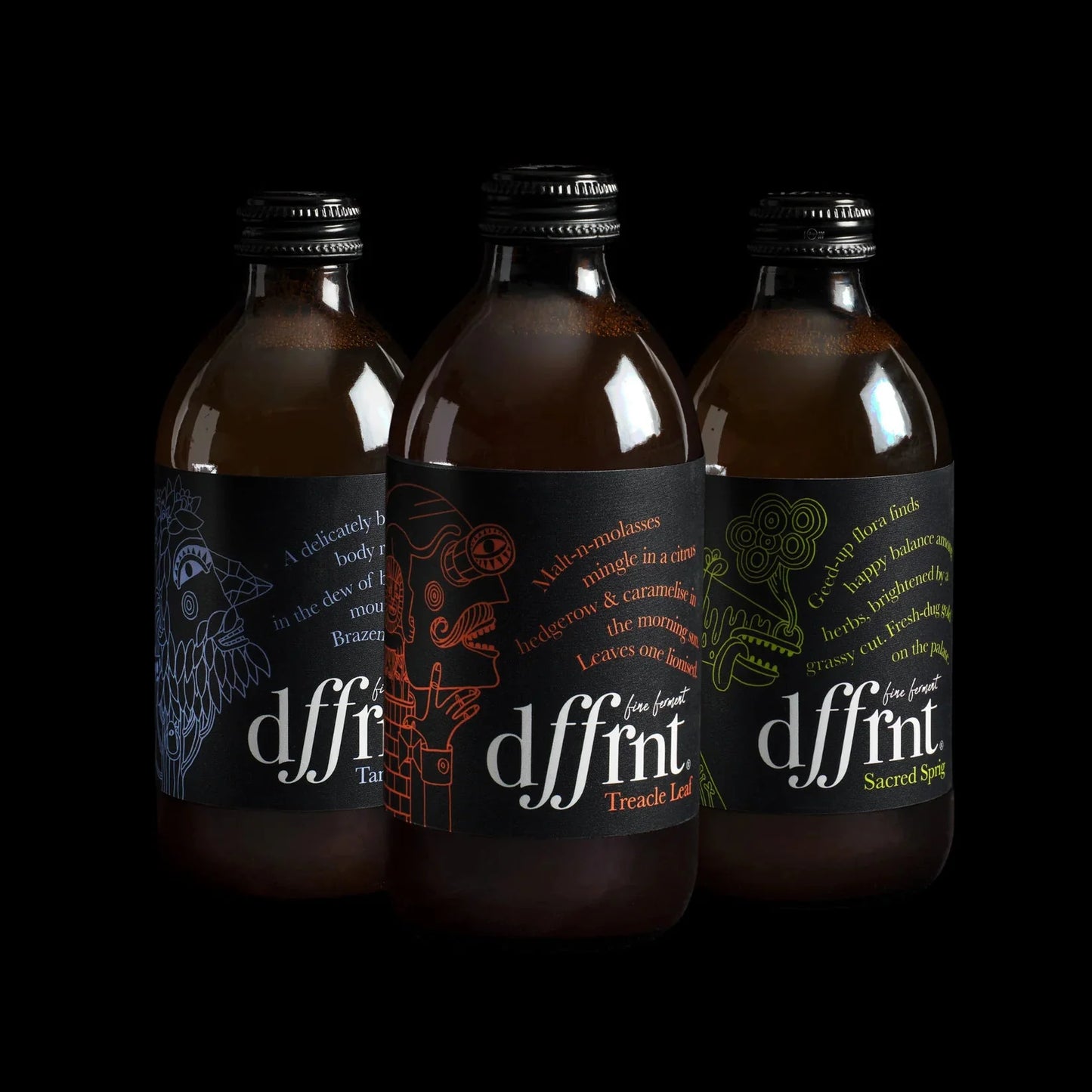 Dffrnt Fine Ferment Kombucha, Mixed 12 x 330ml