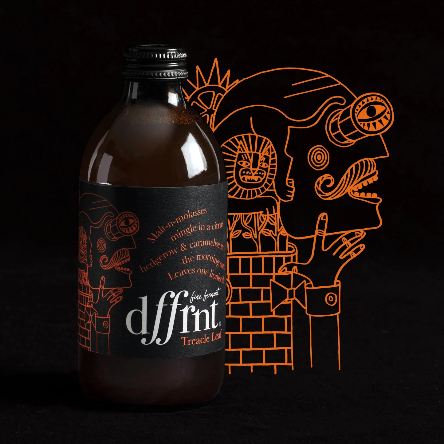 Dffrnt Fine Ferment Kombucha, Treacle Leaf, 12 x 330ml