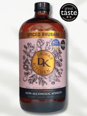 Drinks Kitchen Spiced Rhubarb, Non-Alcoholic Aperitif, 95cl