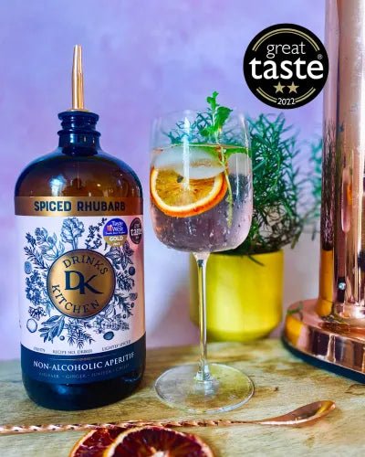 Drinks Kitchen Spiced Rhubarb, Non-Alcoholic Aperitif, 95cl
