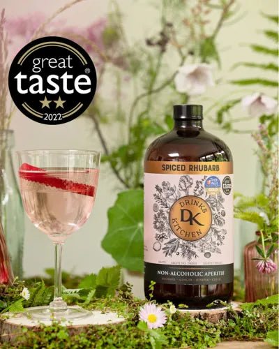 Drinks Kitchen Spiced Rhubarb, Non-Alcoholic Aperitif, 95cl