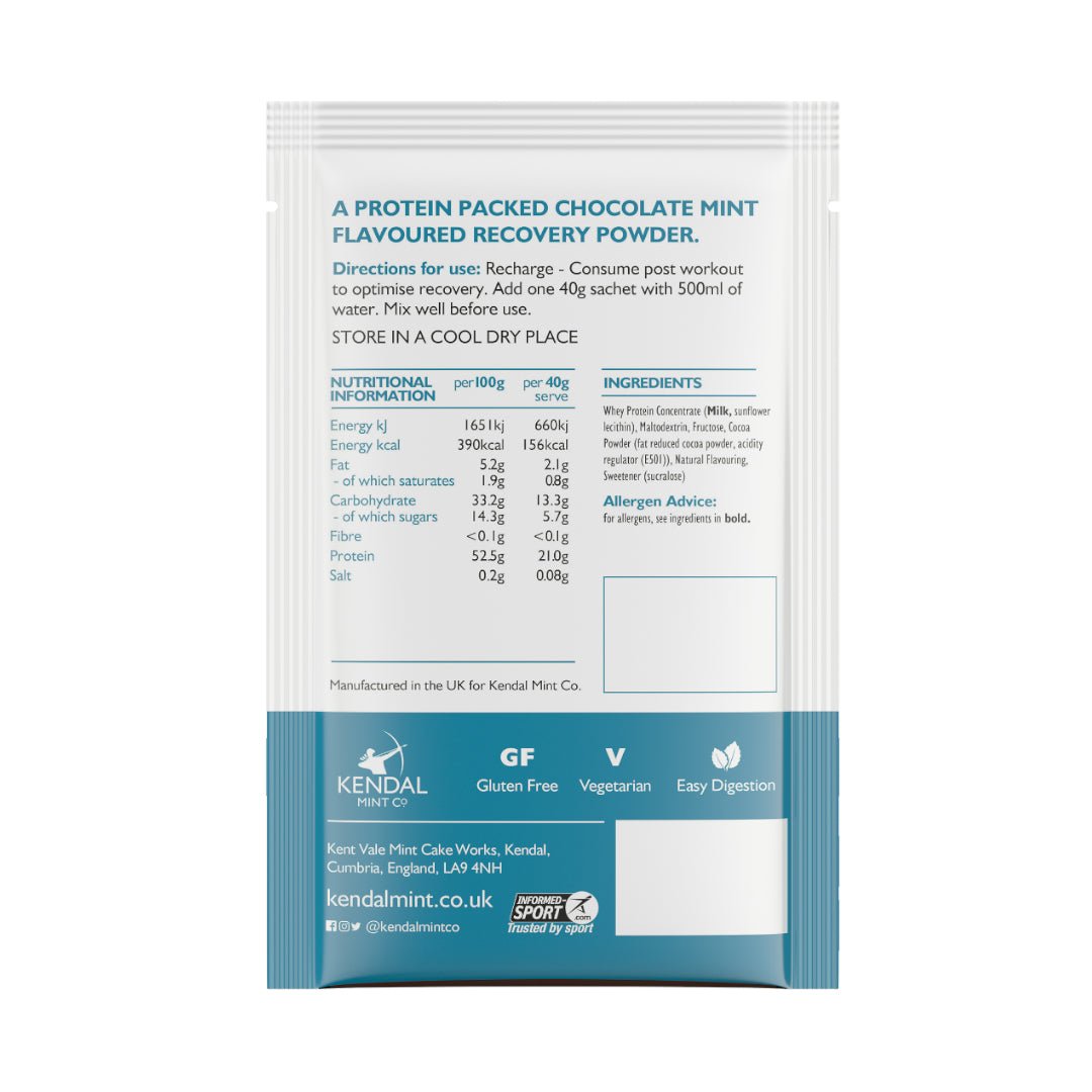 KMC PRO MIX Whey Protein Recovery Powder | Chocolate Mint Flavour