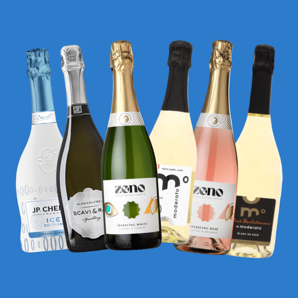 'Lovely Bubbly' 3 or 6 Bottle Alcohol Free Sparkling Wine Wise Pack (Save 5%)