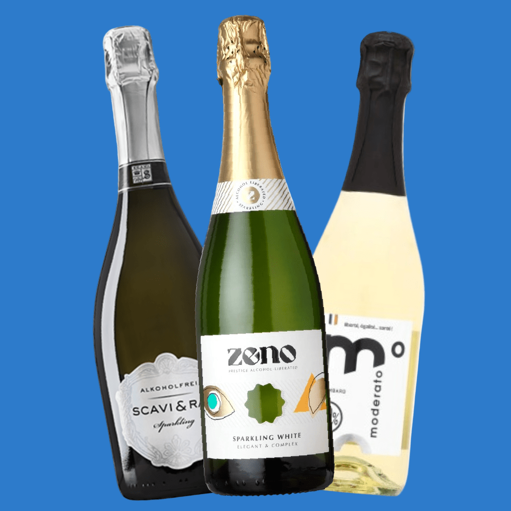 'Lovely Bubbly' 3 or 6 Bottle Alcohol Free Sparkling Wine Wise Pack (Save 5%)
