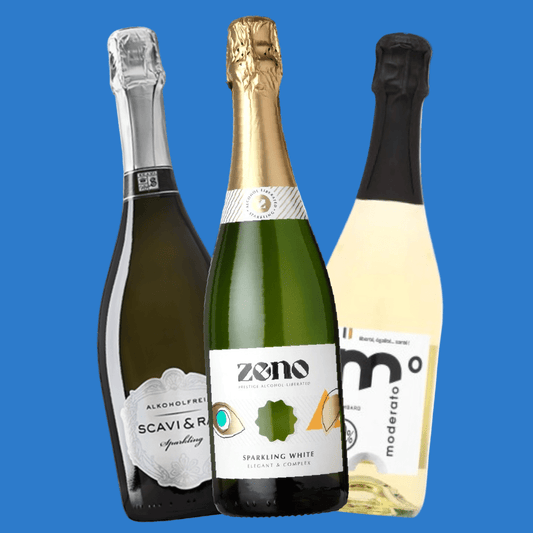 'Lovely Bubbly' 3 or 6 Bottle Alcohol Free Sparkling Wine Wise Pack (Save 5%)