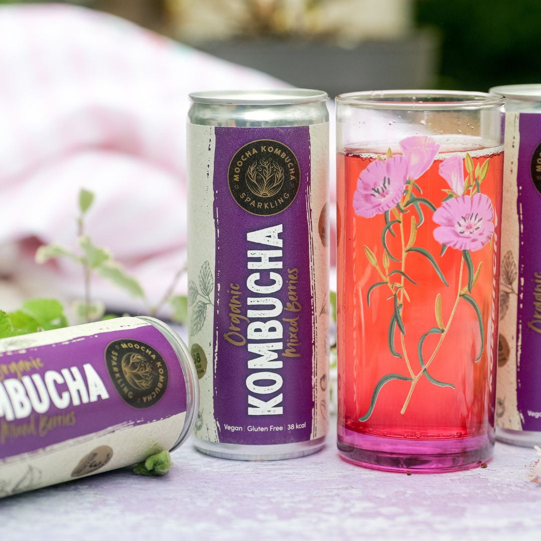Mixed Berry Flavour Organic Kombucha