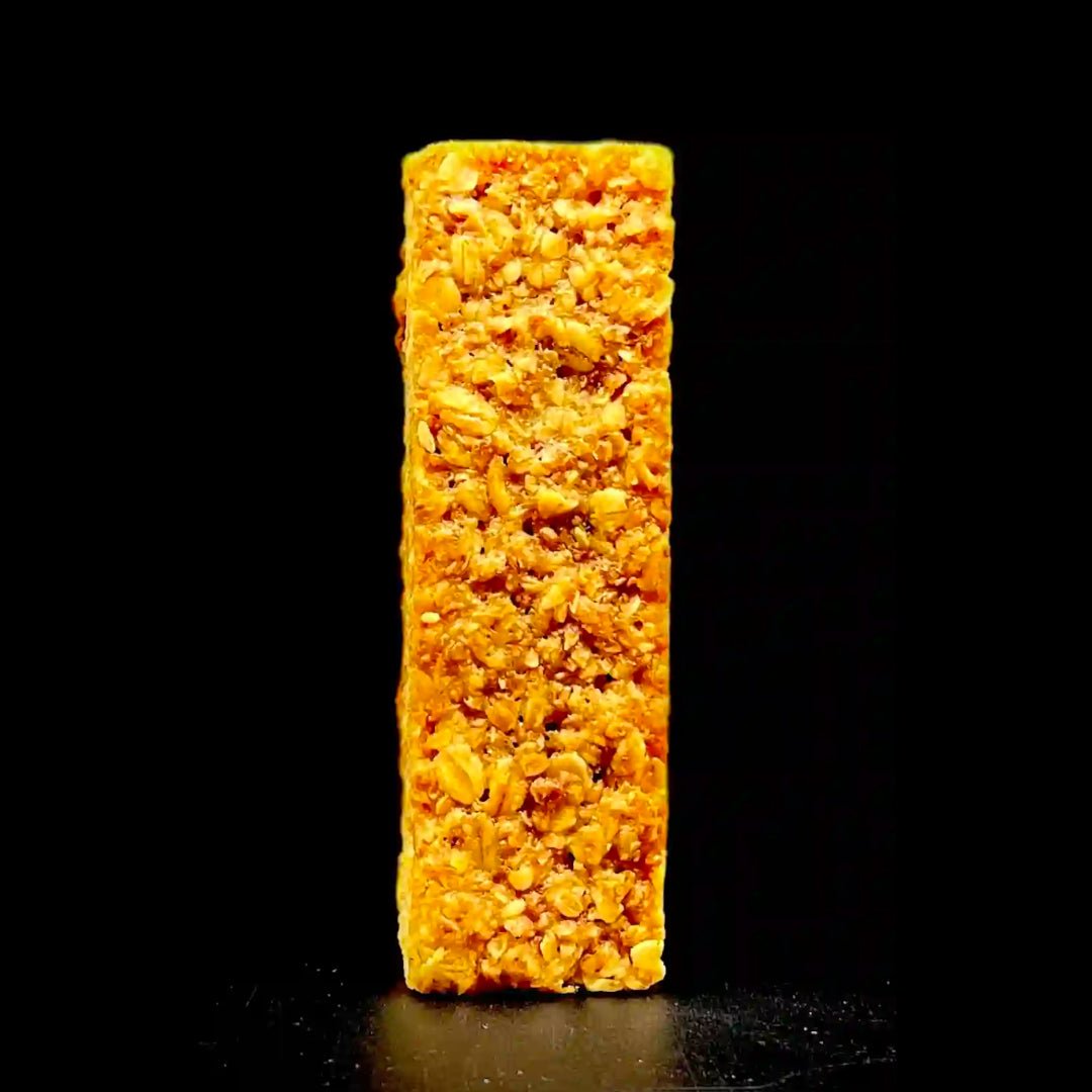 Natural NRG: Rolled Oat Flapjack Energy Bar (Vegan)