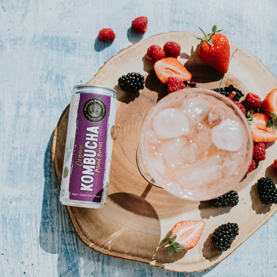 Mixed Berry Flavour Organic Kombucha